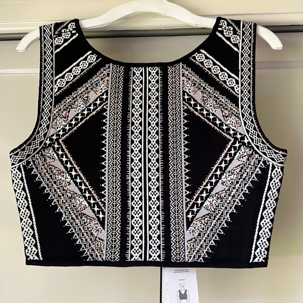 BCBGMaxAzria Knit Crop Top